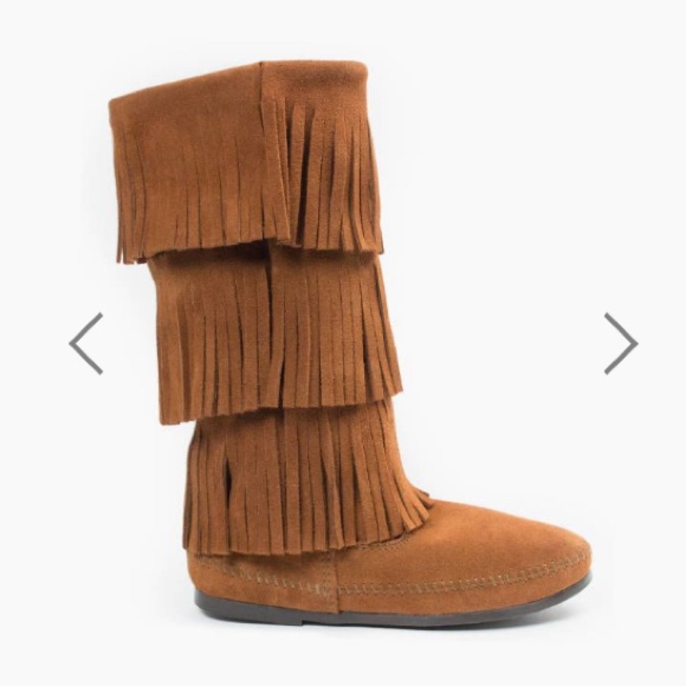 Minnetonka 3 Layer Fringe Boot - image 1